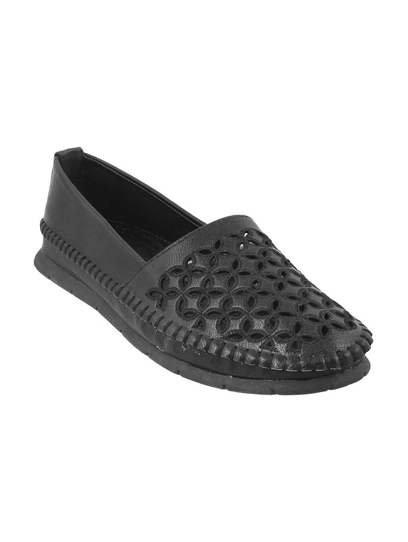 black slip on loafers - 15340045 - Zoom Image - 1