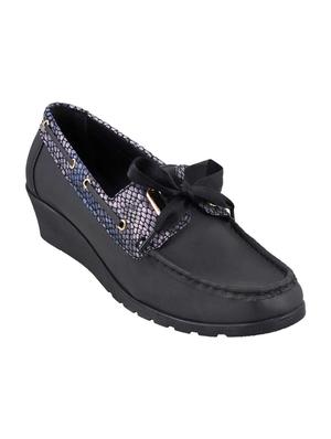 black slip on loafers - 15340050 - Standard Image - 1