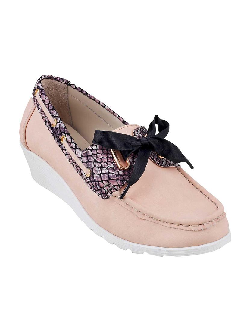 pink slip on loafers - 15340052 - Zoom Image - 1