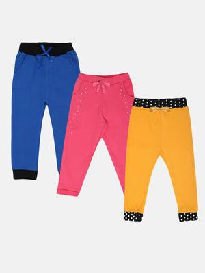 multi colored cotton jogger - 15340079 - Standard Image - 1