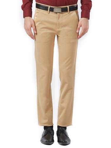 beige cotton flat front formal trouser - 15340091 - Very Small Image - 1