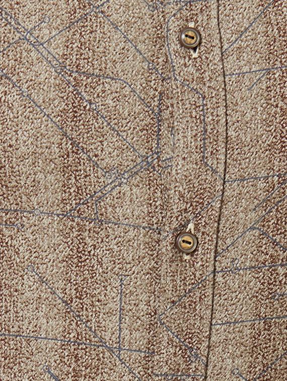 brown cotton casual shirt - 15340159 - Zoom Image - 4