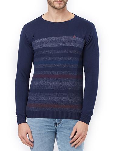 blue cotton pullover - 15340166 - Very Small Image - 1