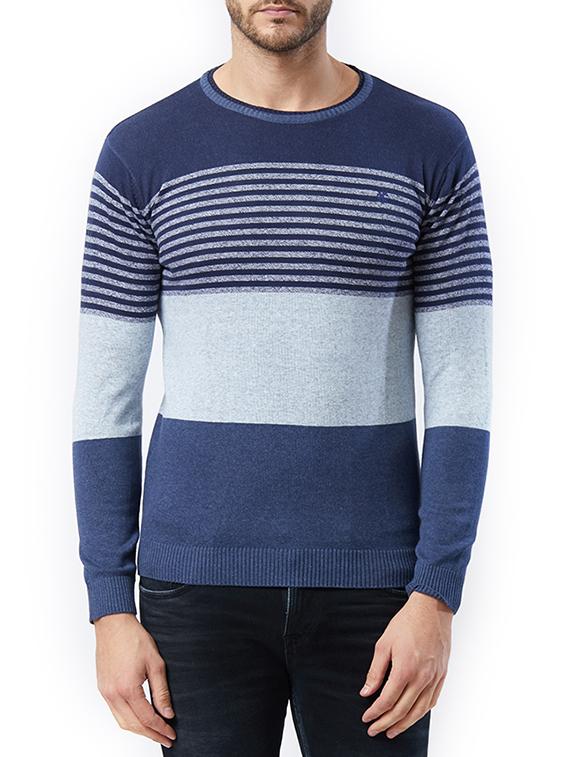 blue cotton pullover - 15340167 - Zoom Image - 1