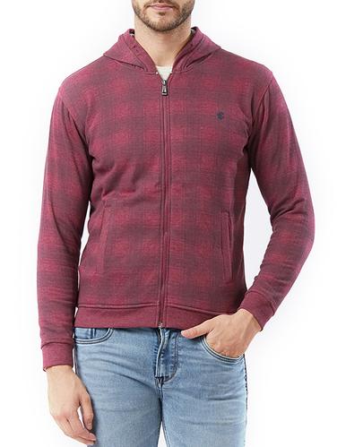 red cotton casual jacket - 15340205 - Very Small Image - 1