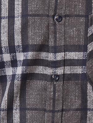 brown cotton casual shirt - 15340217 - Standard Image - 4
