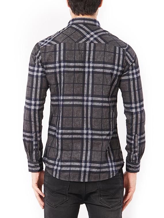 brown cotton casual shirt - 15340217 - Zoom Image - 3