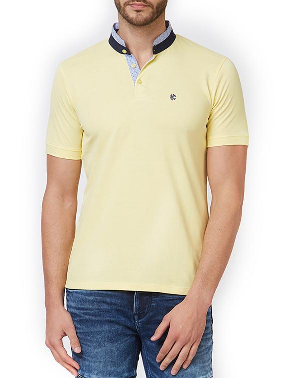 yellow cotton t-shirt - 15340221 - Zoom Image - 1