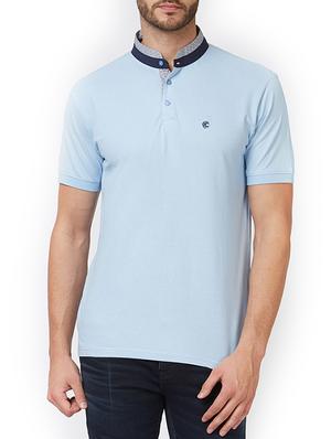 blue cotton t-shirt - 15340222 - Standard Image - 1
