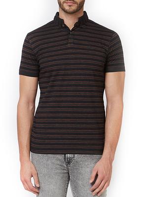 black cotton t-shirt - 15340252 - Standard Image - 1