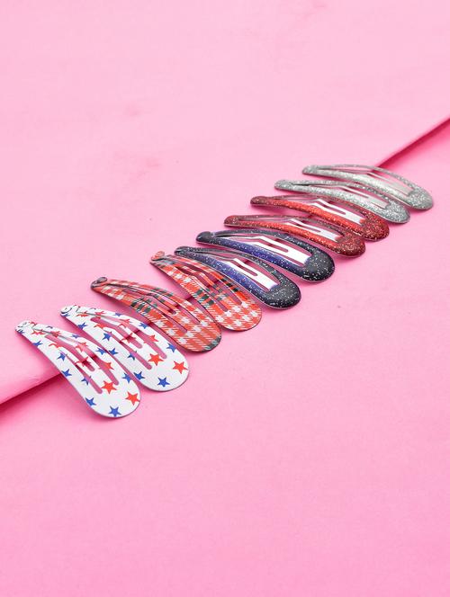 pack of 5 pairs of colourful tic tac hair clips - 15340280 - Standard Image - 1