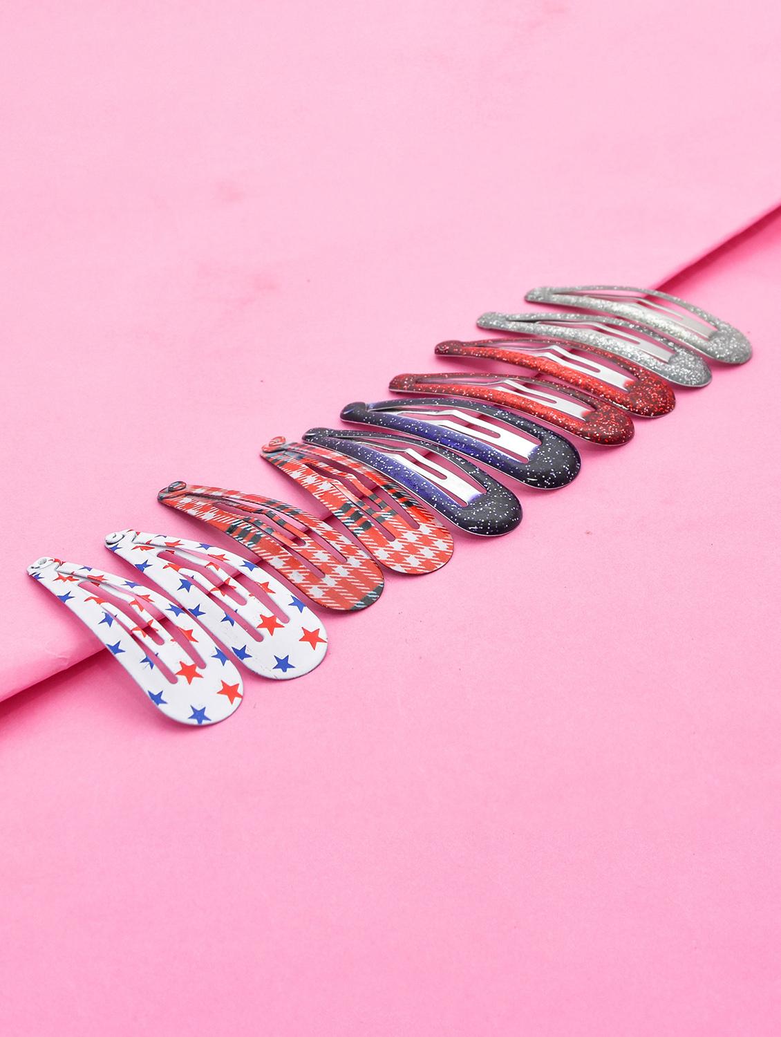 pack of 5 pairs of colourful tic tac hair clips - 15340280 - Zoom Image - 1