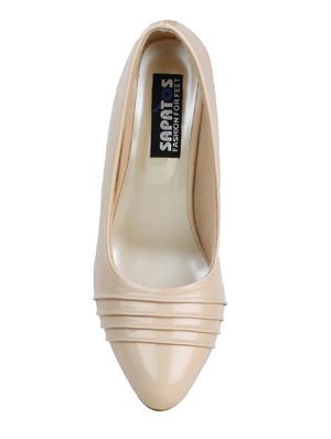 beige slip on pumps - 15340300 - Standard Image - 4