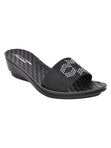 black slip on flip flop - 15340536 - Very Small Image - 1