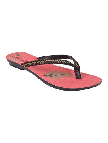 pink toe separator slippers - 15340550 - Very Small Image - 1