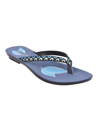 blue toe separator slippers - 15340561 - Very Small Image - 1