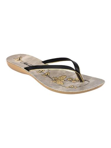 beige toe separator slippers - 15340574 - Very Small Image - 1