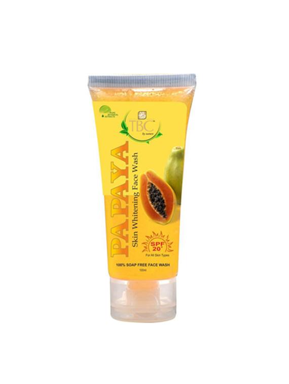 TBC by Nature Papaya Skin Whitening Face Wash 100ml (Pack OF 2) - 15340772 - Zoom Image - 1