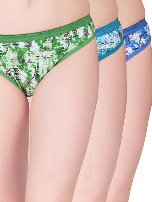 set of 3 multi colored hipster panty - 15340813 - Very Small Image - 1