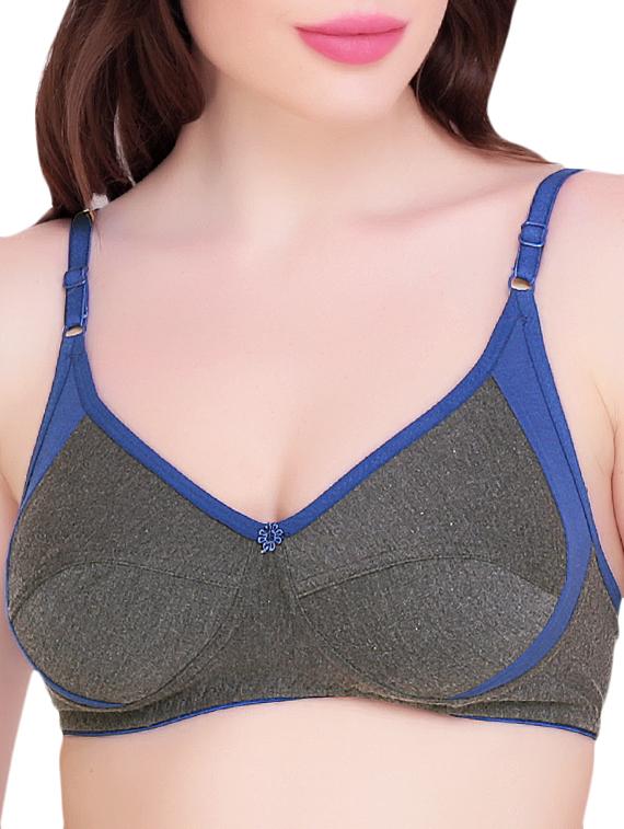 floral patch contrast detail bra - 15340833 - Zoom Image - 1