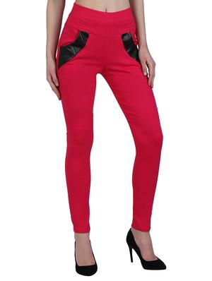 high waist solid jegging - 15340967 - Standard Image - 1