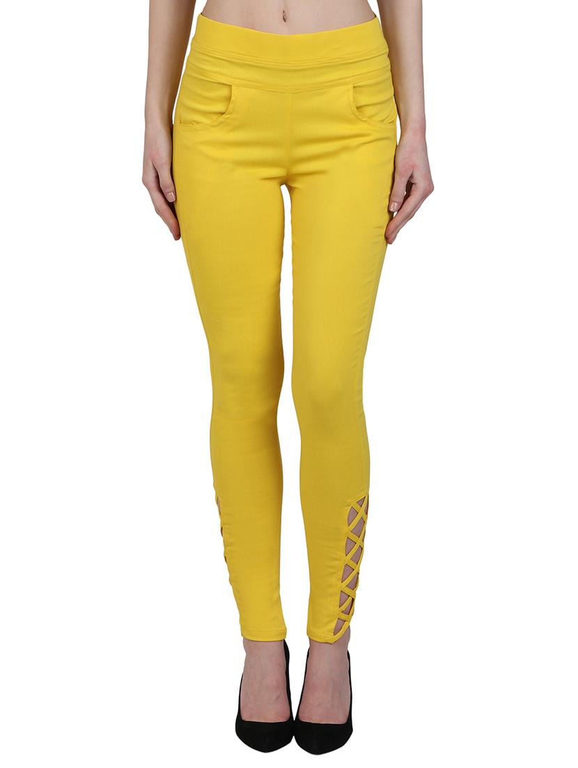 high waist criss-cross jegging - 15340981 - Zoom Image - 1