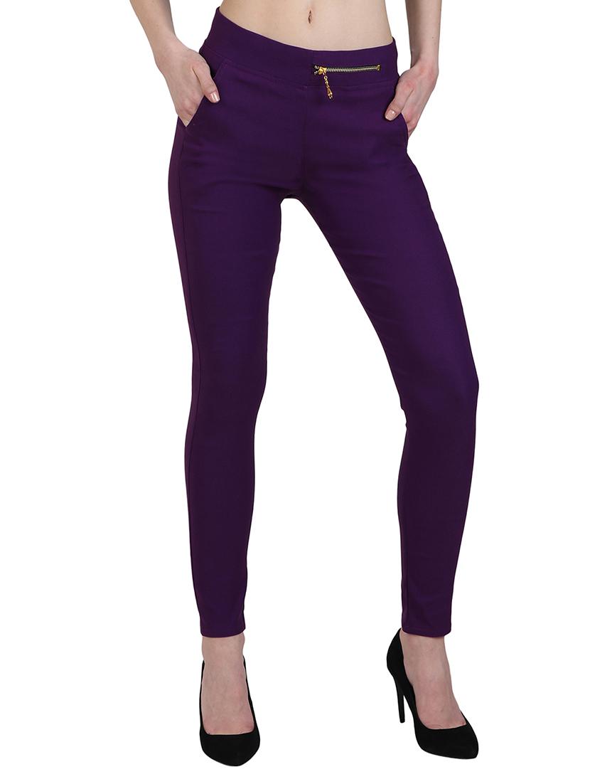 front zipper solid jegging - 15340987 - Zoom Image - 1