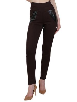 high waist solid jegging - 15340999 - Standard Image - 1