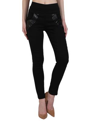 high waist solid jegging - 15341001 - Standard Image - 1