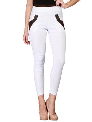 mid waist solid jegging - 15341006 - Standard Image - 1