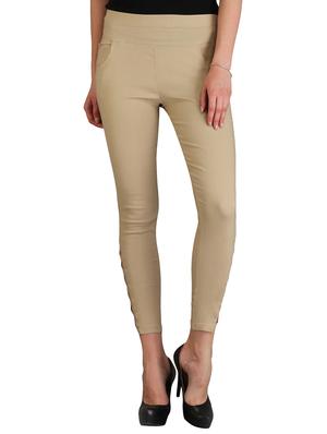 criss cross panel jeggings - 15341018 - Standard Image - 1