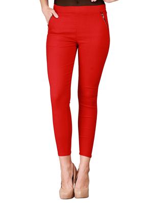 mid rise ankle length jeggings - 15341023 - Standard Image - 1