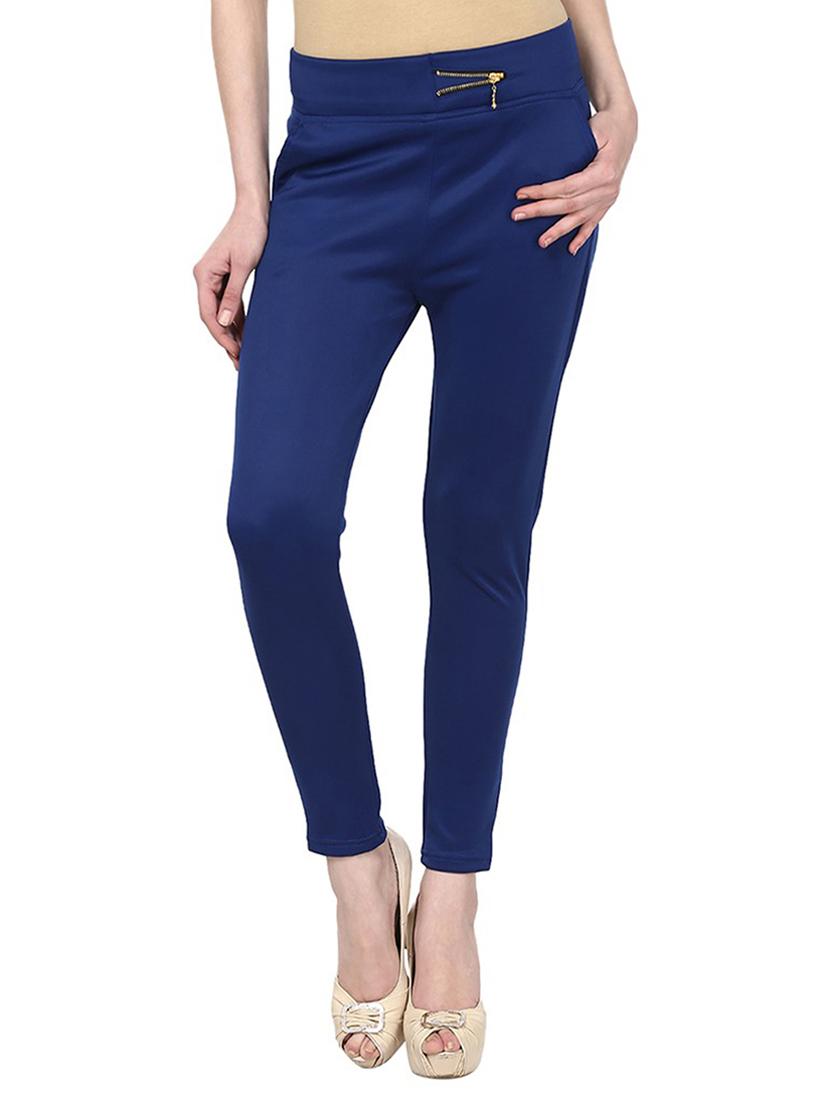 mid waist solid jegging - 15341036 - Zoom Image - 1