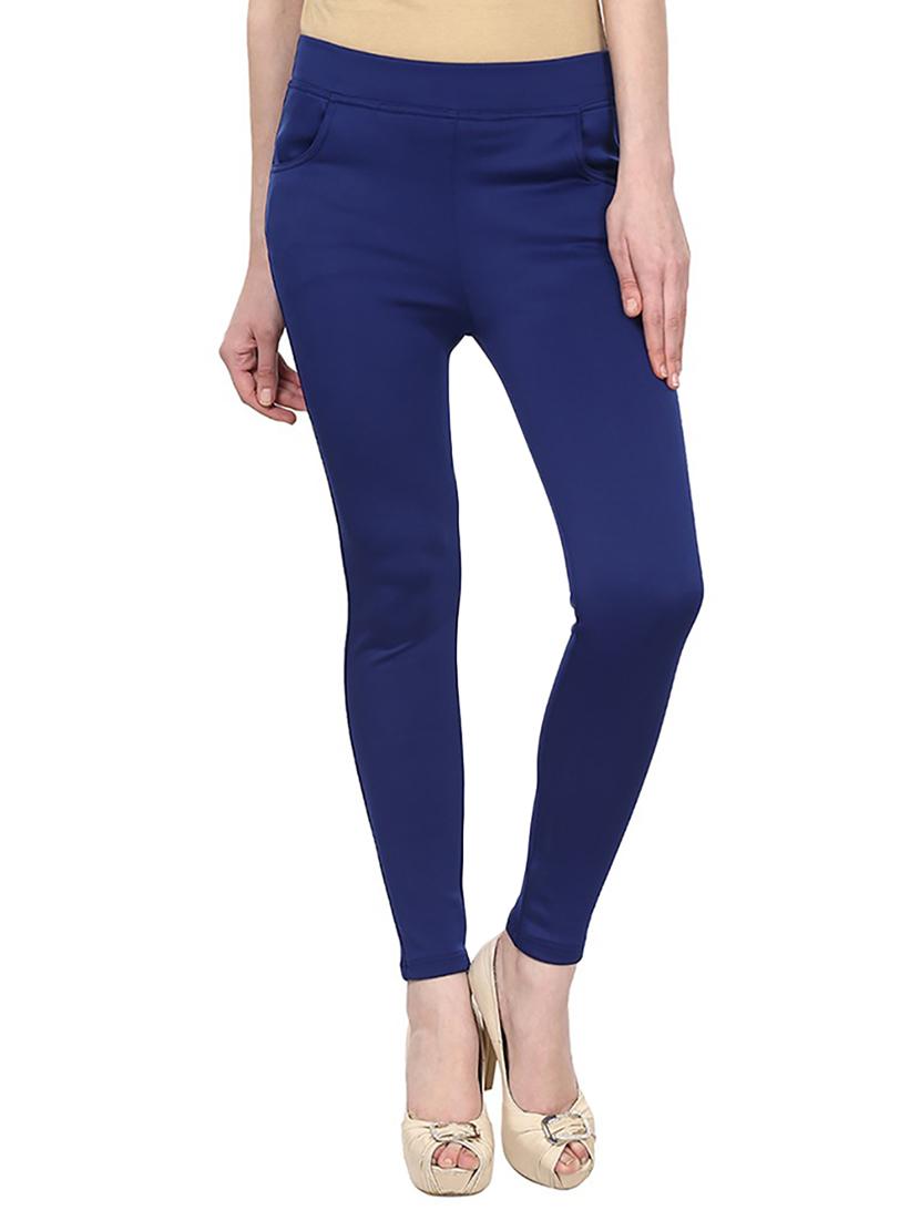 mid waist solid jegging - 15341038 - Zoom Image - 1