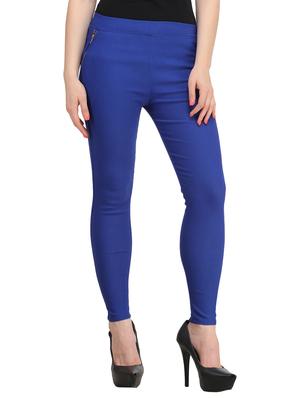 mid waist solid jegging - 15341039 - Standard Image - 1