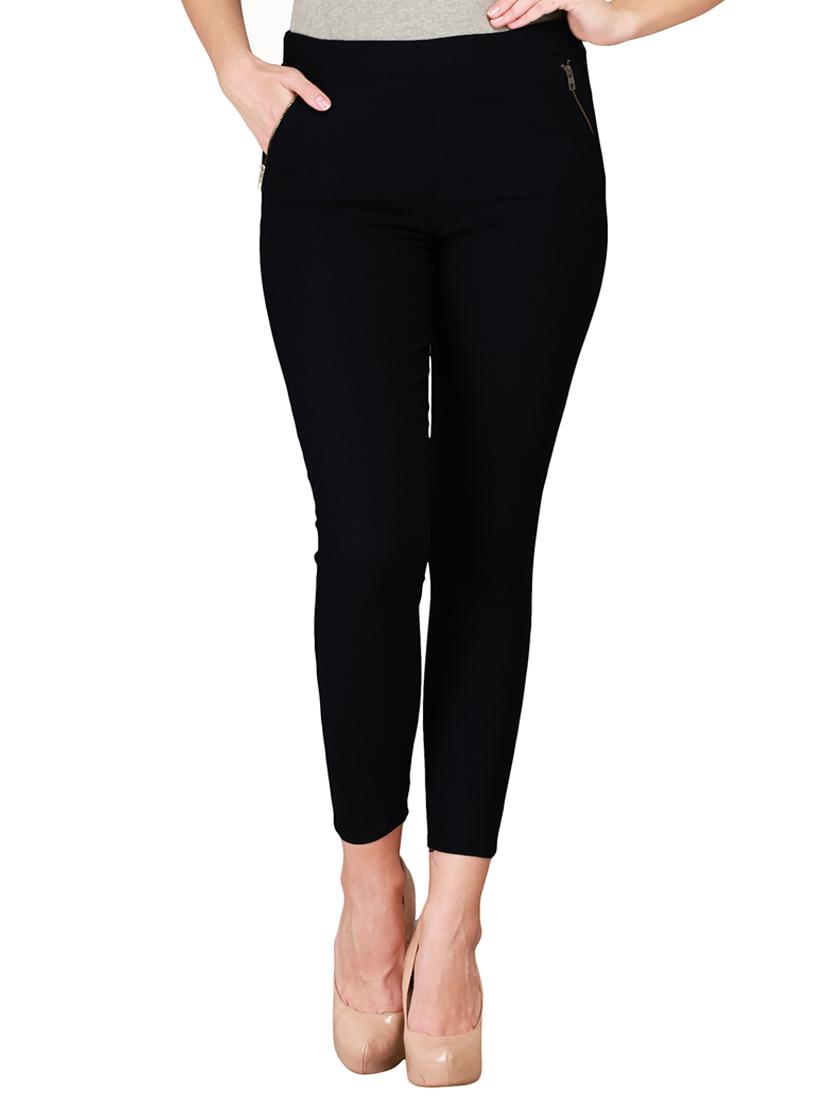 mid waist solid jegging - 15341040 - Zoom Image - 1