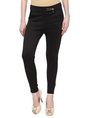 mid waist solid jegging - 15341042 - Standard Image - 1