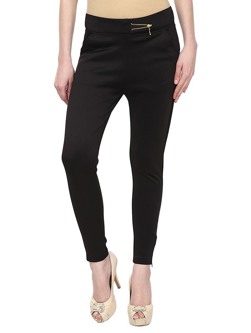 mid waist solid jegging - 15341042 - Zoom Image - 1