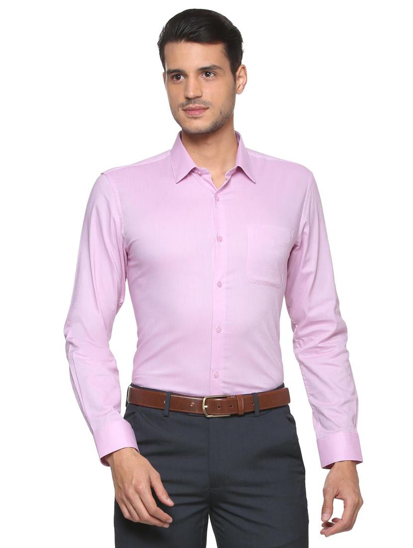 pink cotton formal shirt - 15341444 - Zoom Image - 1