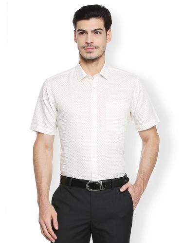 white cotton blend formal shirt - 15341456 - Very Small Image - 1