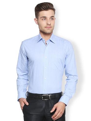 blue cotton formal shirt - 15341460 - Very Small Image - 1