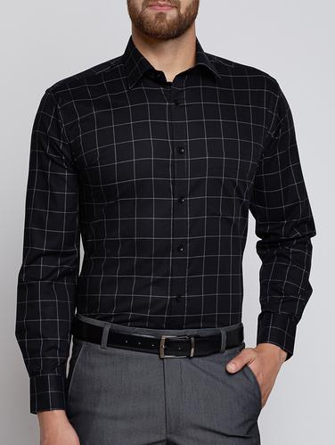 black cotton casual shirt - 15341787 - Very Small Image - 1