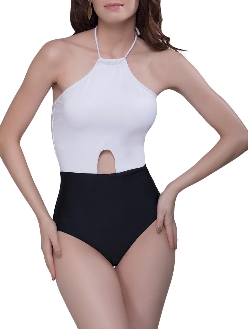 multi colored solid monokini - 15341824 - Zoom Image - 1