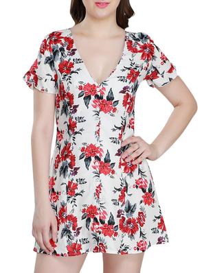 Floral button-down dress - 15341887 - Standard Image - 1