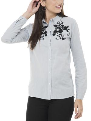Embroidered yoke shirt - 15341972 - Standard Image - 1