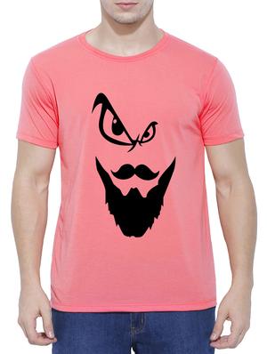 pink cotton chest print t-shirt - 15342025 - Standard Image - 1