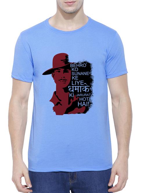 blue cotton blend character t-shirt - 15342084 - Very Small Image - 1
