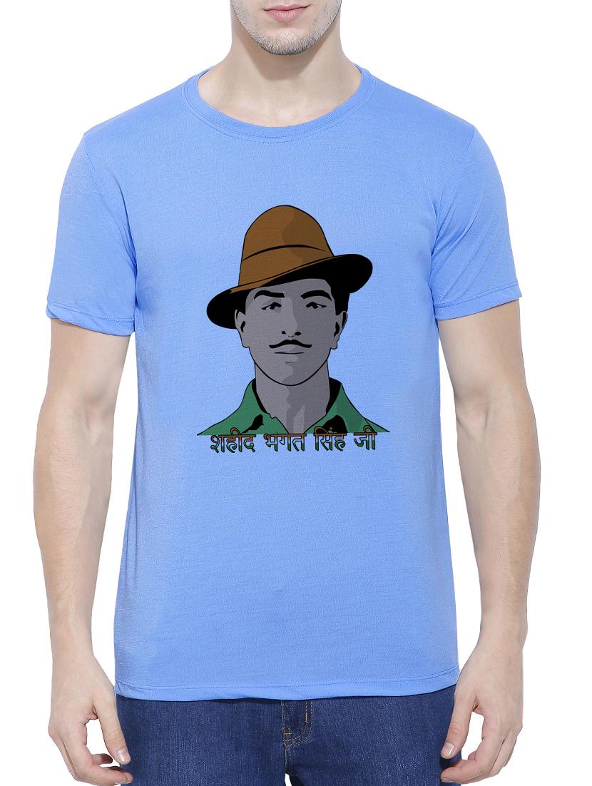 blue cotton blend character t-shirt - 15342239 - Zoom Image - 1