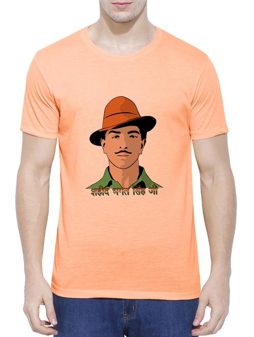 orange cotton blend character t-shirt - 15342242 - Very Small Image - 1