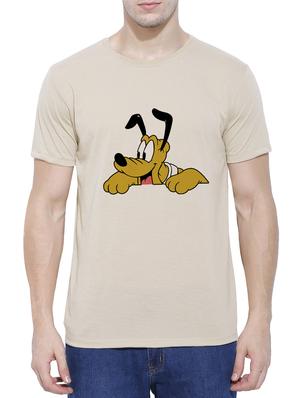 beige cotton blend character t-shirt - 15342253 - Standard Image - 1